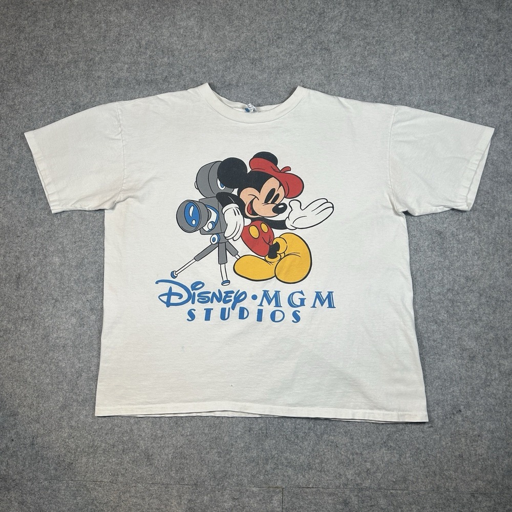 VTG Mickey Disney World‎ MGM Studios T Shirt Mens XL Single Stitch Made In USA